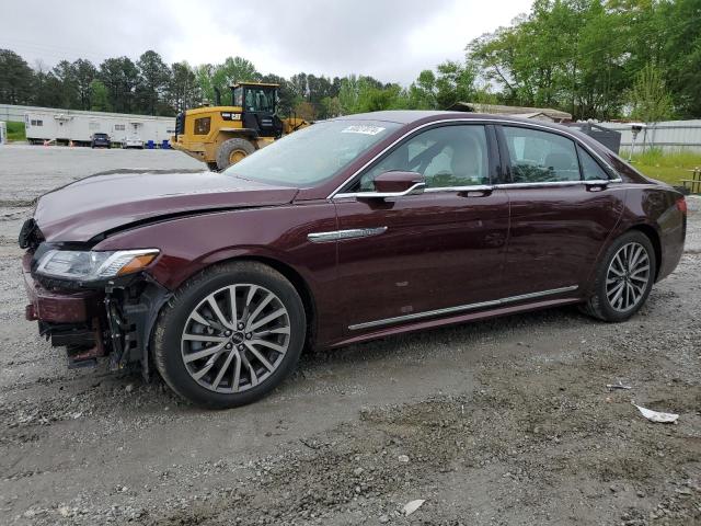 LINCOLN CONTINENTA 2017 with VIN 1LN6L9TP2H5618770 - Photo from auction