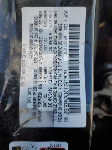 Photo 14 from auction – 2010 MAZDA CX-9 with VIN JM3TB3MA2A0231129
