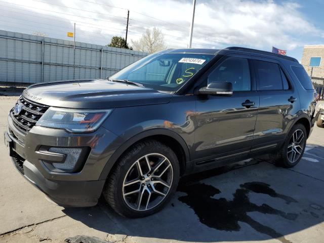 FORD EXPLORER S 2016 with VIN 1FM5K8GTXGGC23240 - Photo from auction