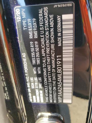 Photo 14 from auction – 2021 PORSCHE MACAN with VIN WP1AA2A54MLB01911