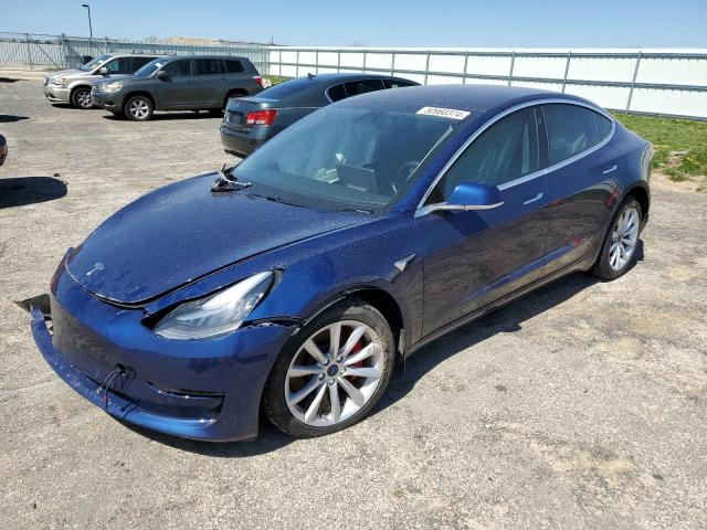 TESLA MODEL 3 2018 with VIN 5YJ3E1EB2JF063053 - Photo from auction
