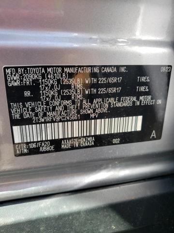 Photo 14 from auction – 2023 TOYOTA RAV4 XLE with VIN 2T3W1RFV9PC245661