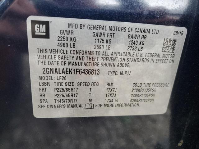 Photo 14 from auction – 2015 CHEVROLET EQUINOX LS with VIN 2GNALAEK1F6436813