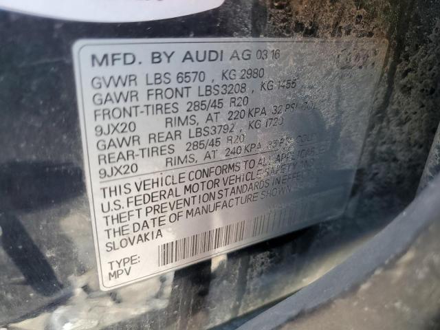Photo 14 from auction – 2017 AUDI Q7 PREMIUM with VIN WA1LAAF76HD012379