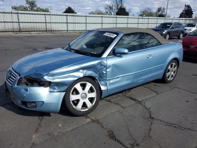 Photo 1 from auction – 2005 AUDI A4 QUATTRO with VIN WAUDT48H55K006623