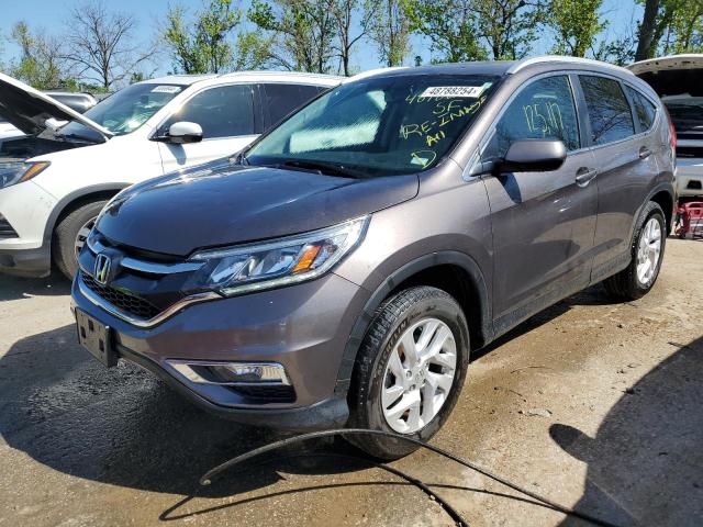 HONDA CR-V EXL 2015 with VIN 2HKRM4H75FH698329 - Photo from auction