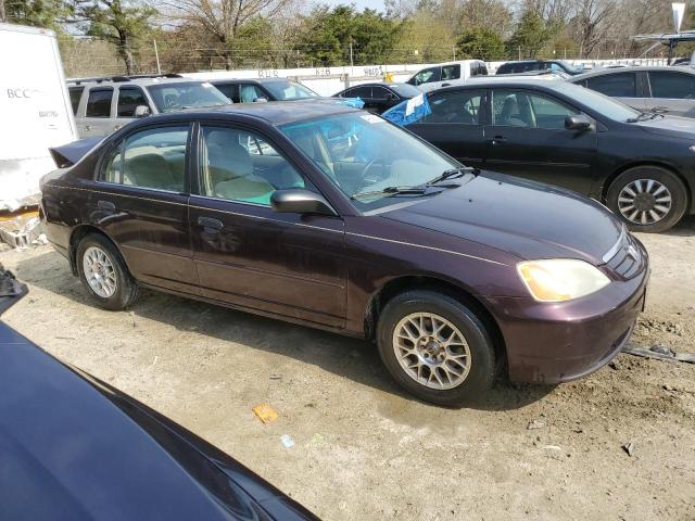 Photo 4 from auction – 2001 HONDA CIVIC with VIN 2HGES15531H505104