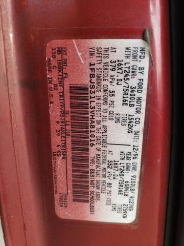 Photo 14 from auction – 1997 FORD ECONOLINE with VIN 1FBJS31L3VHA81016