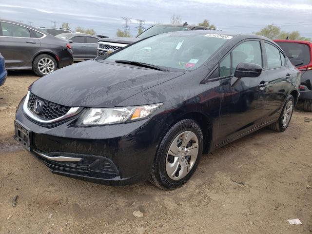 HONDA CIVIC LX 2015 with VIN 19XFB2F52FE049803 - Photo from auction