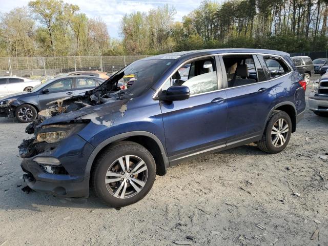 HONDA PILOT EXL 2017 with VIN 5FNYF6H59HB100938 - Photo from auction