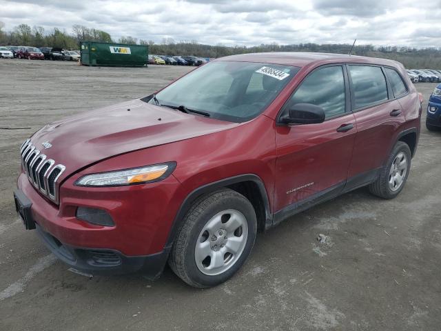 Photo 1 from auction – 2015 JEEP CHEROKEE S with VIN 1C4PJLAB8FW616726