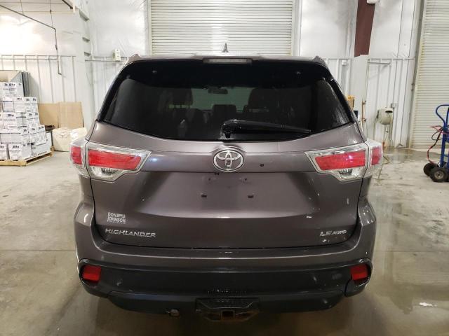Photo 6 from auction – 2014 TOYOTA HIGHLANDER with VIN 5TDBKRFHXES015808