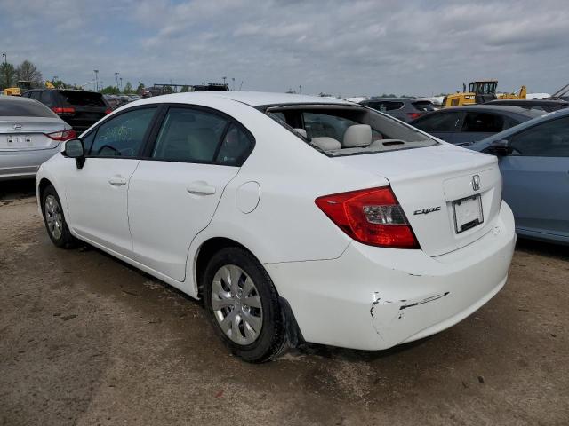 Photo 2 from auction – 2012 HONDA CIVIC LX with VIN 19XFB2F51CE100669