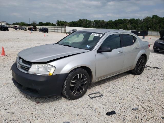 DODGE AVENGER SE 2012 with VIN 1C3CDZAB8CN102633 - Photo from auction