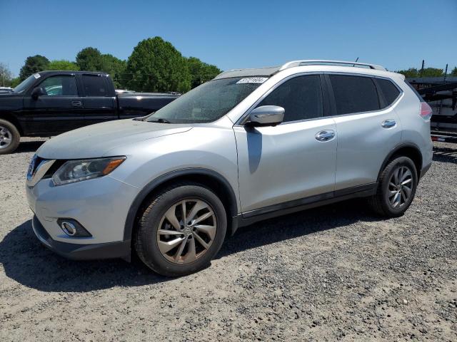 NISSAN ROGUE S 2015 with VIN 5N1AT2MV7FC790266 - Photo from auction