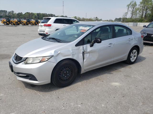 Photo 1 from auction – 2013 HONDA CIVIC LX with VIN 19XFB2F51DE218304