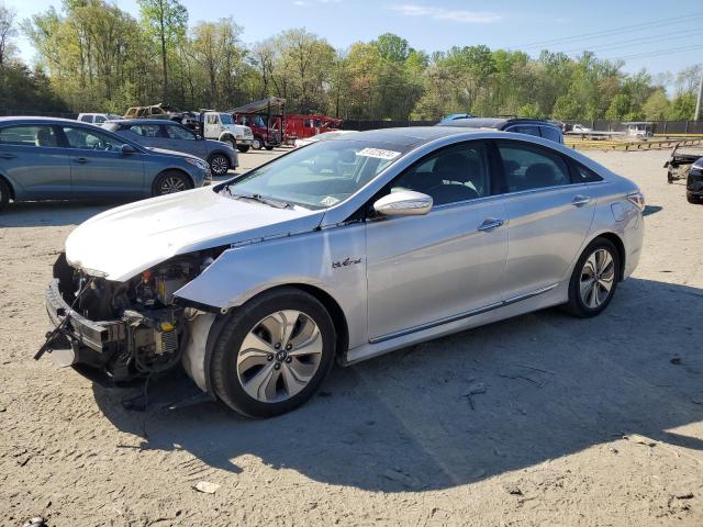 HYUNDAI SONATA HYB 2015 with VIN KMHEC4A44FA119481 - Photo from auction