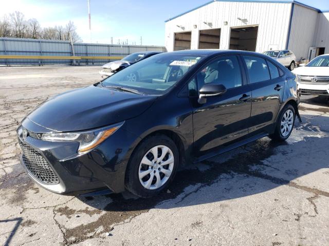 TOYOTA COROLLA LE 2022 with VIN 5YFEPMAE9NP346192 - Photo from auction