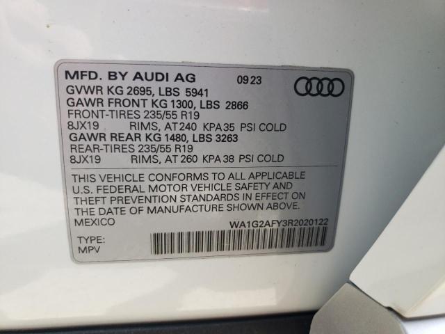 Photo 14 from auction – 2024 AUDI Q5 E PREMI with VIN WA1G2AFY3R2020122