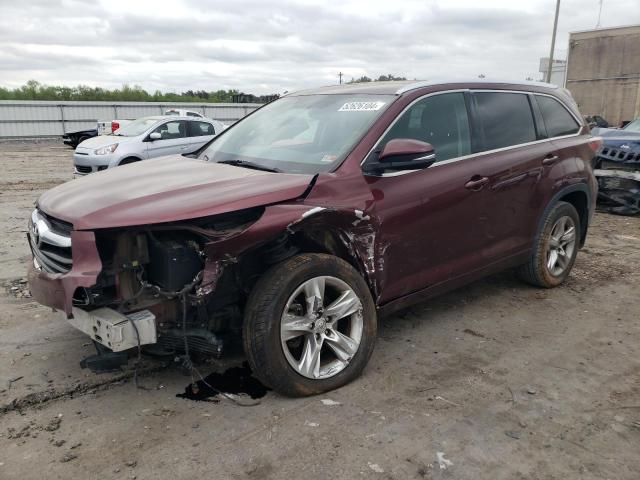 TOYOTA HIGHLANDER 2015 with VIN 5TDDKRFH3FS166306 - Photo from auction
