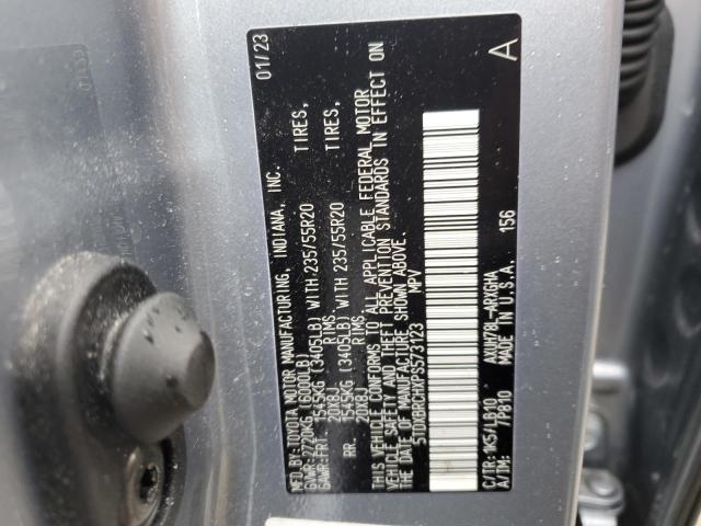 Photo 14 from auction – 2023 TOYOTA HIGHLANDER with VIN 5TDXBRCHXPS573123