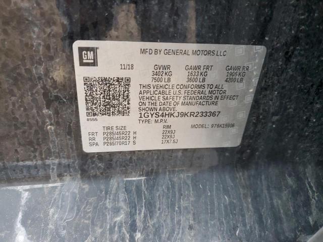 Photo 14 from auction – 2019 CADILLAC ESCALADE E with VIN 1GYS4HKJ9KR233367