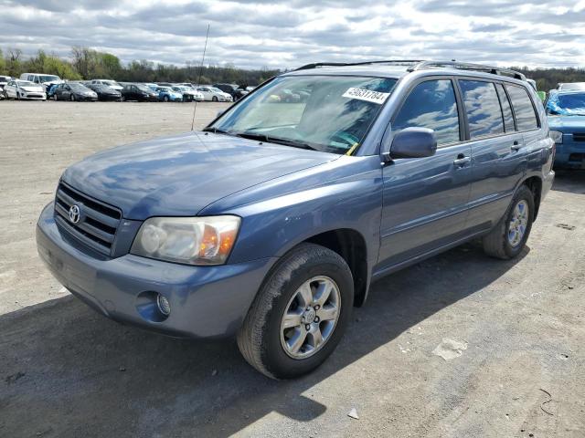TOYOTA HIGHLANDER 2007 with VIN JTEGP21A770148570 - Photo from auction