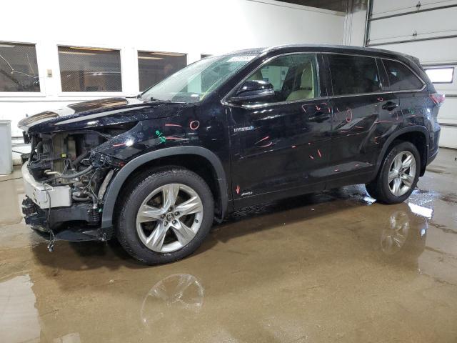 TOYOTA HIGHLANDER 2016 with VIN 5TDDCRFH4GS018504 - Photo from auction