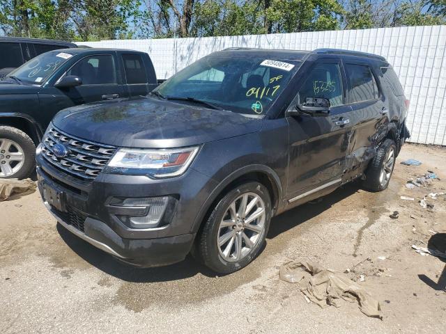 FORD EXPLORER L 2017 with VIN 1FM5K8F81HGC38272 - Photo from auction