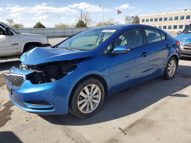 KIA FORTE LX 2014 with VIN KNAFX4A64E5097923 - Photo from auction