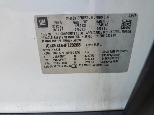 Photo 14 from auction – 2017 GMC ACADIA SLE with VIN 1GKKNKLA4HZ256986