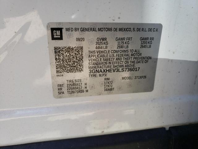 Photo 14 from auction – 2020 CHEVROLET EQUINOX LS with VIN 3GNAXHEV3LS736017