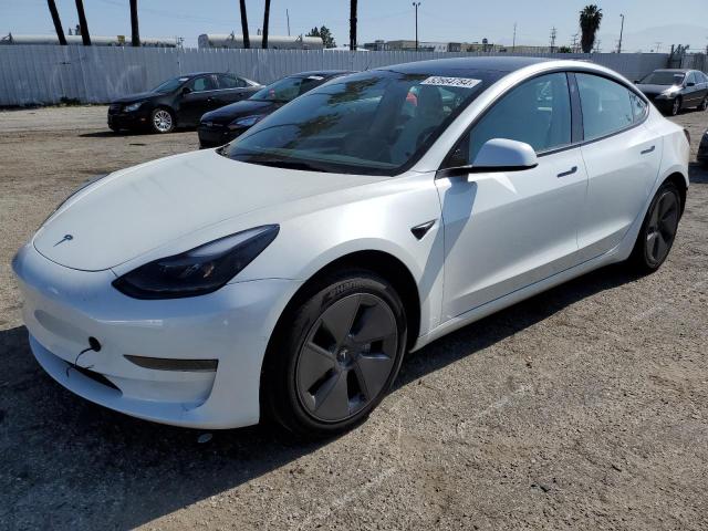 TESLA MODEL 3 2022 with VIN 5YJ3E1EA4NF328696 - Photo from auction