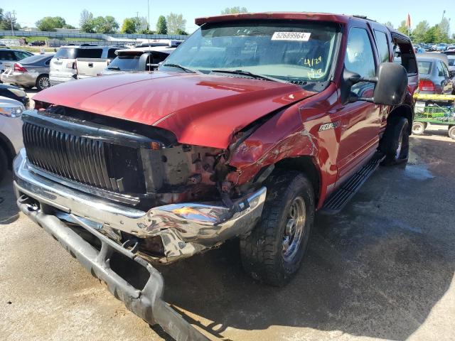 FORD EXCURSION 2000 with VIN 1FMNU41S9YEA56028 - Photo from auction