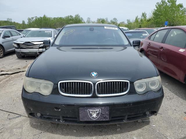 Photo 5 from auction – 2004 BMW 745 I with VIN WBAGL63544DP73355
