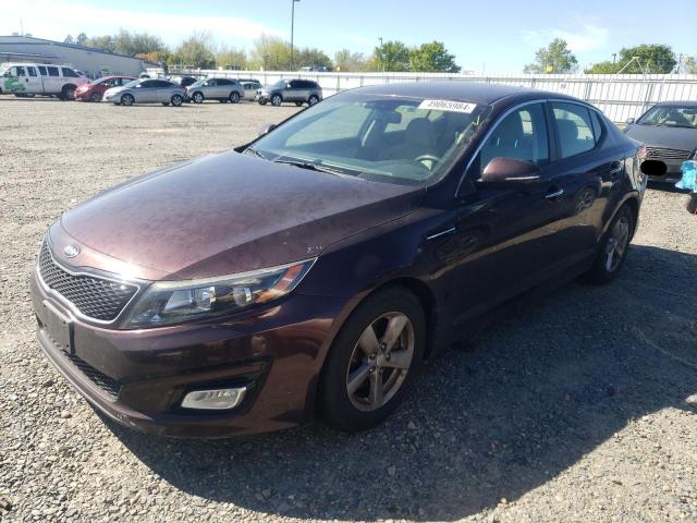 KIA OPTIMA LX 2014 with VIN 5XXGM4A72EG306256 - Photo from auction