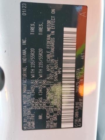 Zdjęcie 14 z aukcji – 2023 TOYOTA HIGHLANDER z VIN 5TDKDRBH3PS017886