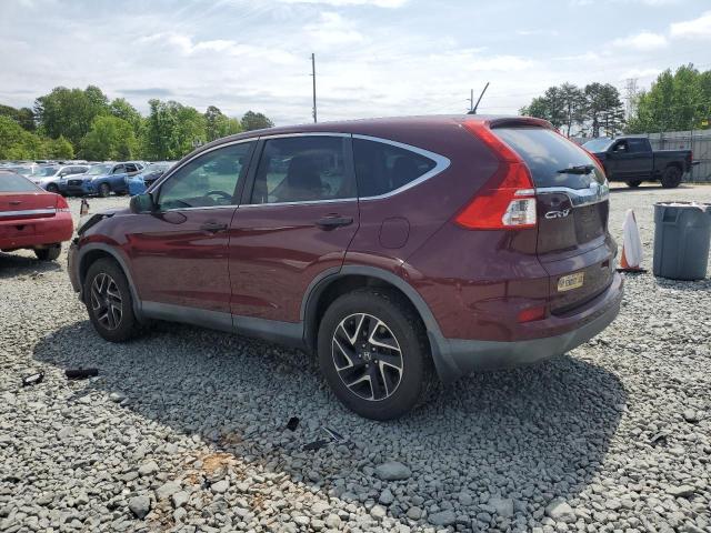 Photo 2 from auction – 2016 HONDA CR-V SE with VIN 2HKRM4H47GH637376
