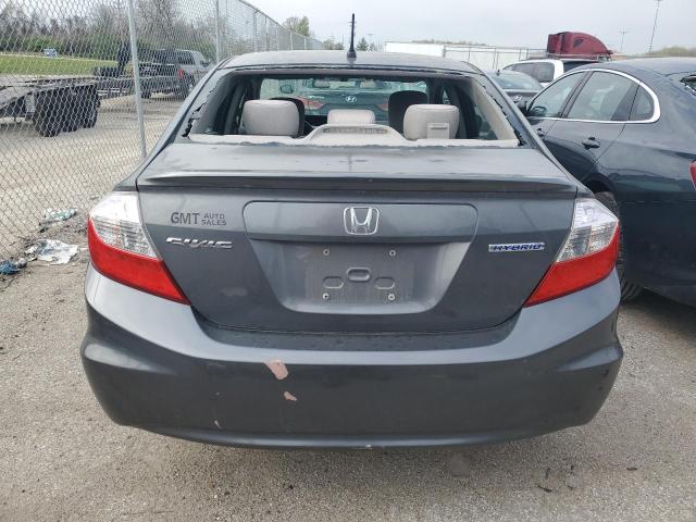 Photo 6 from auction – 2012 HONDA CIVIC HYBR with VIN JHMFB4F21CS004277