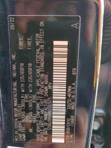 Photo 14 from auction – 2022 TOYOTA HIGHLANDER with VIN 5TDGZRBH9NS592675