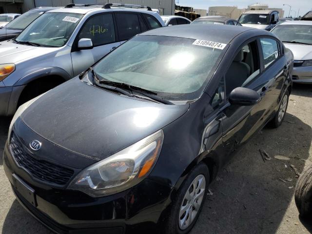 KIA RIO LX 2012 with VIN KNADM4A38C6044624 - Photo from auction