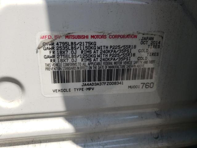 Photo 14 from auction – 2015 MITSUBISHI OUTLANDER with VIN JA4AD3A37FZ008341