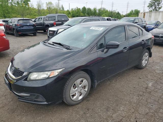 HONDA CIVIC LX 2014 with VIN 19XFB2F54EE000715 - Photo from auction