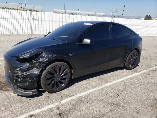 TESLA MODEL Y 2022 with VIN 7SAYGDEF6NF574262 - Photo from auction