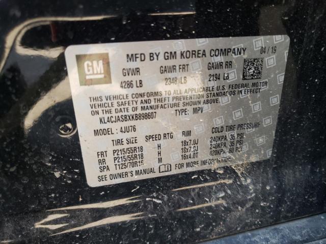 Photo 14 from auction – 2019 BUICK ENCORE with VIN KL4CJASBXKB898607