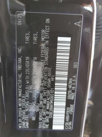 Photo 14 from auction – 2021 TOYOTA HIGHLANDER with VIN 5TDCZRAH1MS065101