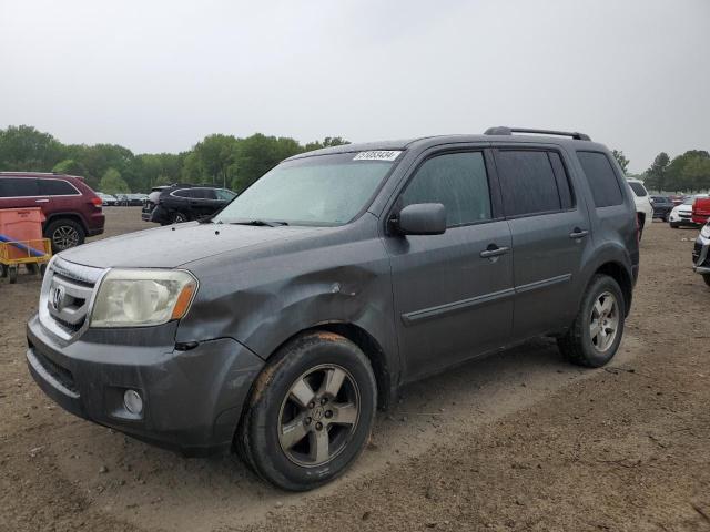 HONDA PILOT EXL 2011 with VIN 5FNYF4H50BB052466 - Photo from auction
