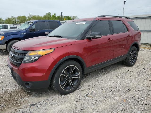FORD EXPLORER S 2015 with VIN 1FM5K8GT7FGB55655 - Photo from auction
