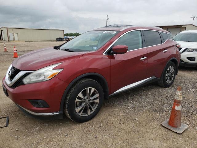 NISSAN MURANO S 2016 with VIN 5N1AZ2MG8GN148967 - Photo from auction