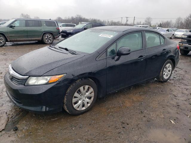 HONDA CIVIC LX 2012 with VIN 2HGFB2F59CH312869 - Photo from auction